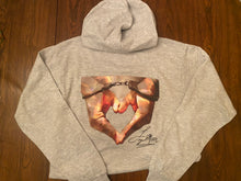 Load image into Gallery viewer, GREY &quot; CRIME OF PASSION&quot; END OF THE SEASON LIGHTWEIGHT-HOODIE
